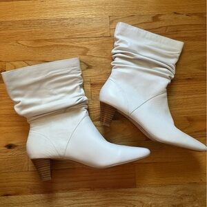 Splendid White Slouchy Mid-Calf Nica Bootie size 10